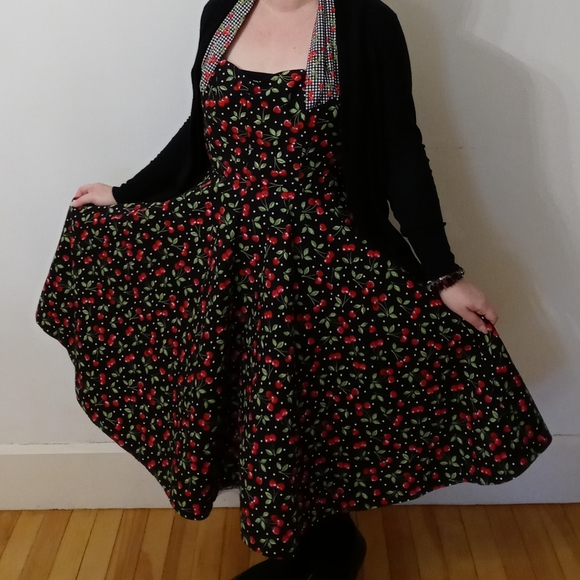 Dresses & Skirts - Handmade Cherry 50's Style Pinup Dress